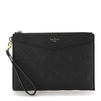 LOUIS VUITTON Empreinte Pochette Melanie MM Black