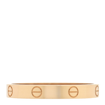CARTIER 18K Yellow Gold 3.5mm LOVE Wedding Band Ring 69 12.5