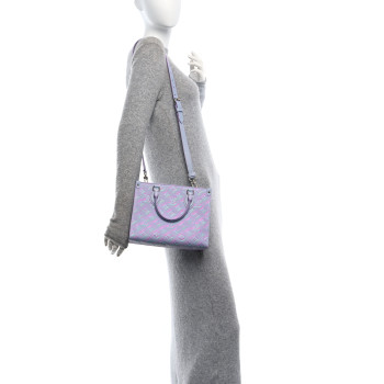LOUIS VUITTON Empreinte Monogram Summer Stardust Onthego PM Lilas
