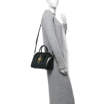 GIVENCHY Box Calfskin Mini Lock Antigona Shoulder Bag Green Forest