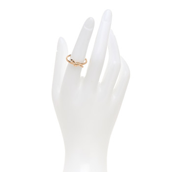 TIFFANY 18K Rose Gold Knot Ring 52 6