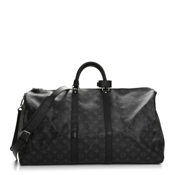 LOUIS VUITTON Monogram Eclipse Keepall Bandouliere 55