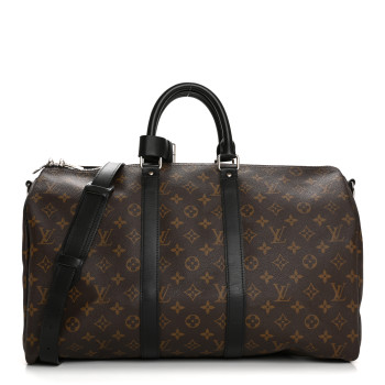 LOUIS VUITTON Monogram Macassar Keepall Bandouliere 45