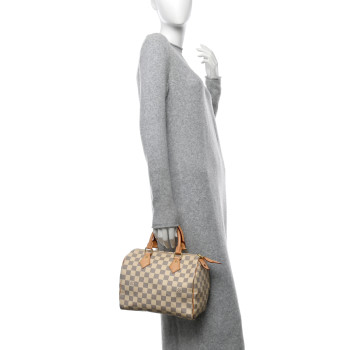 LOUIS VUITTON Damier Azur Speedy 25