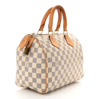 LOUIS VUITTON Damier Azur Speedy 25