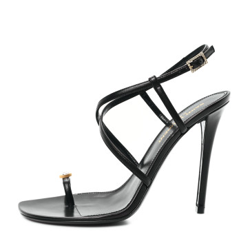 SAINT LAURENT Kid Egado Date 110 Sandals 35 Black