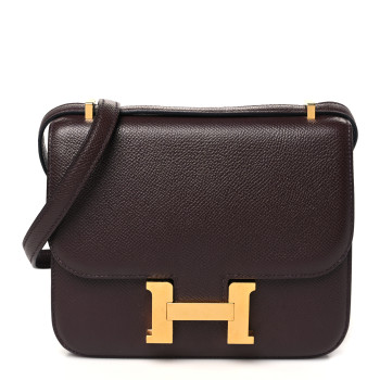 HERMES Epsom Constance 18 Rouge Sellier