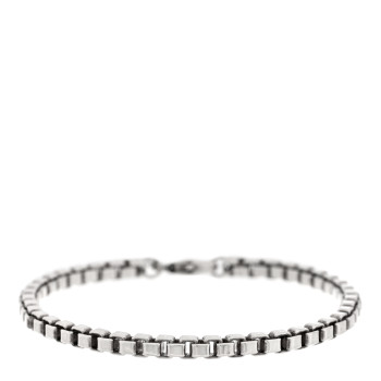TIFFANY Sterling Silver 4mm Venetian Link Bracelet