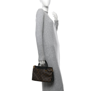 LOUIS VUITTON Monogram Pallas Full BB Black