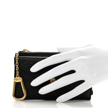 LOUIS VUITTON Empreinte Recto Verso Card Holder Black