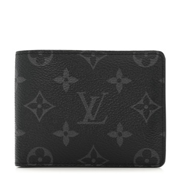 LOUIS VUITTON Monogram Eclipse Slender Wallet