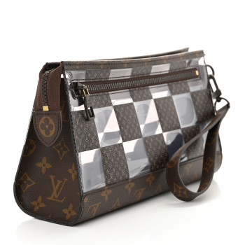 LOUIS VUITTON PVC Monogram Chess Standing Pouch