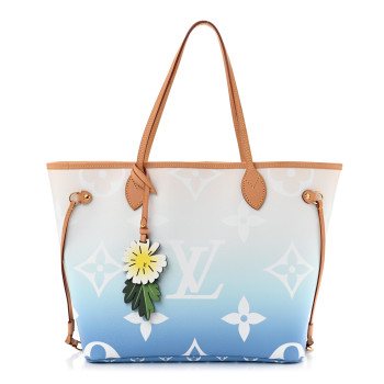 LOUIS VUITTON Monogram Giant By The Pool Neverfull MM Blue