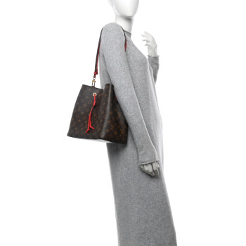 LOUIS VUITTON Monogram Neonoe MM Coquelicot