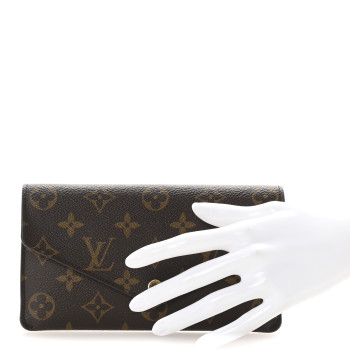 LOUIS VUITTON Monogram Jeanne Wallet Fuchsia