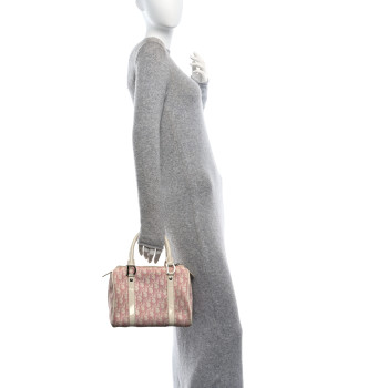 CHRISTIAN DIOR Monogram Boston Pink