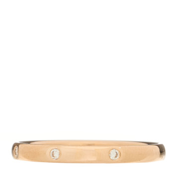 VAN CLEEF & ARPELS 18K Rose Gold Diamond Tendrement Etoiles Wedding Band Ring 60 9