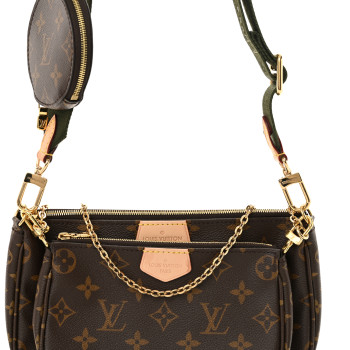 LOUIS VUITTON Monogram Multi Pochette Accessories Kaki