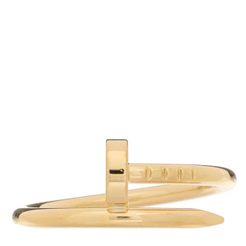 CARTIER 18K Yellow Gold Small Juste Un Clou Ring 50 5.25