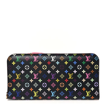 LOUIS VUITTON Monogram Multicolor Insolite Wallet Black Grenade