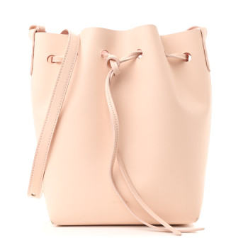 MANSUR GAVRIEL Calfskin Mini Bucket Bag Rosa