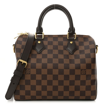 LOUIS VUITTON Damier Ebene Speedy Bandouliere 25