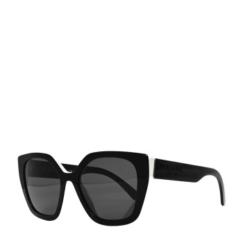 PRADA Cat Eye Sunglasses SPR 24X Black White