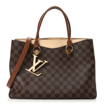 LOUIS VUITTON Damier Ebene LV Riverside Creme