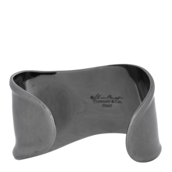 TIFFANY Ruthenium Small Elsa Peretti Left Wrist Bone Cuff Bracelet