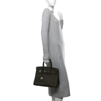 HERMES Togo Birkin 30 Vert Maquis