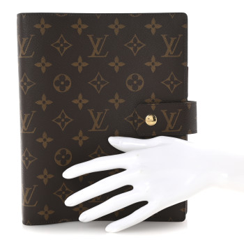 LOUIS VUITTON Monogram Large Ring Agenda Cover