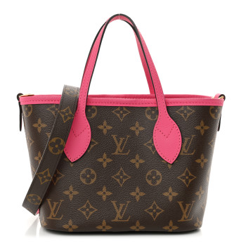 LOUIS VUITTON Monogram Neverfull Inside Out Bandouliere BB Rose Pondichery