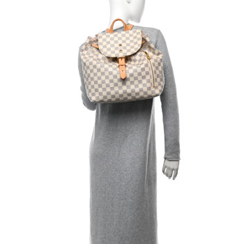 LOUIS VUITTON Damier Azur Sperone Backpack