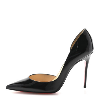 CHRISTIAN LOUBOUTIN Patent Iriza 100 Pumps 36.5 Black