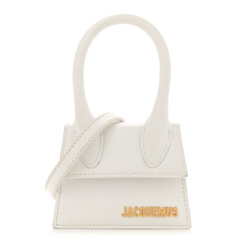 JACQUEMUS Smooth Calfskin Le Chiquito White