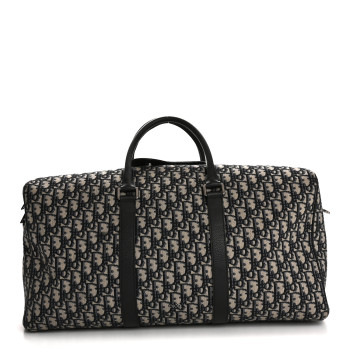 CHRISTIAN DIOR Oblique Duffle Navy Blue