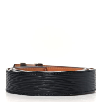 LOUIS VUITTON Epi 30mm LV Initiales Belt 95 38 Black