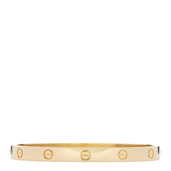CARTIER 18K Yellow Gold LOVE Bracelet 19