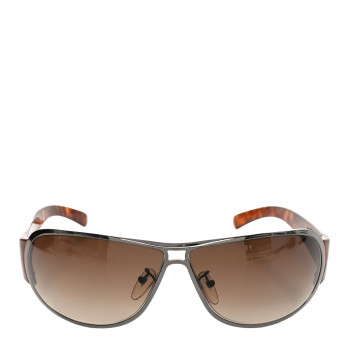 PRADA Metal Acetate Sunglasses SPR 56G Brown