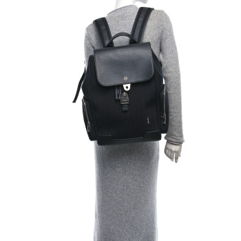 RIMOWA Canvas Calfskin Never Still Large Backpack Black