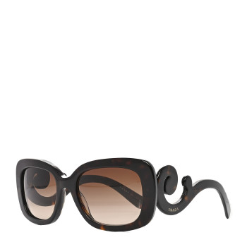 PRADA Acetate Baroque Sunglasses SPR 27O Tortoise