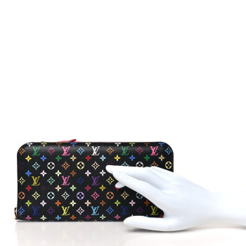 LOUIS VUITTON Monogram Multicolor Insolite Wallet Black Grenade
