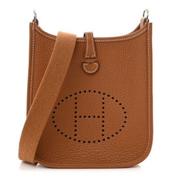 HERMES Taurillon Clemence Evelyne TPM Gold
