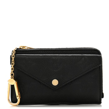 LOUIS VUITTON Empreinte Recto Verso Card Holder Black