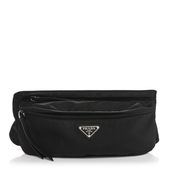 PRADA Tessuto Nylon Montagna Belt Bag Black