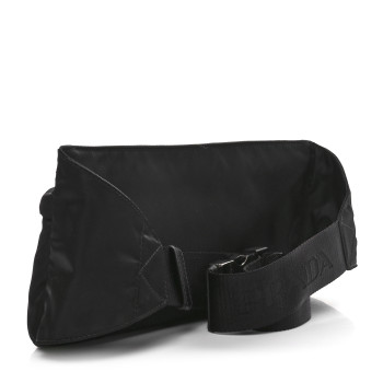 PRADA Tessuto Nylon Montagna Belt Bag Black