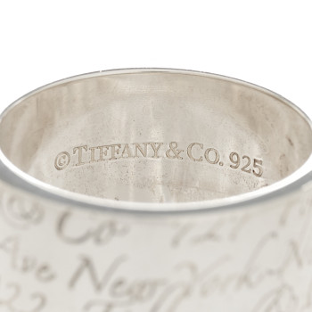【ユーズド品】TIFFANY　New York (notes）Ring　＊721 ユーズド品】TIFFANYNew York (notes）Ring＊721