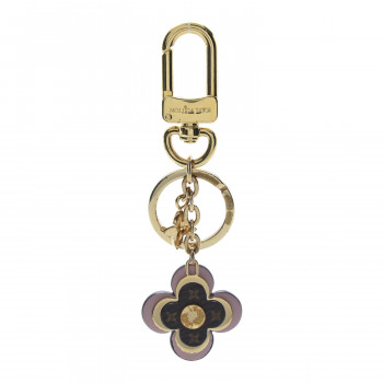 LOUIS VUITTON Monogram Blooming Flowers BB Bag Charm Key Holder Pink