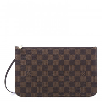 LOUIS VUITTON Damier Ebene Neverfull MM GM Pochette