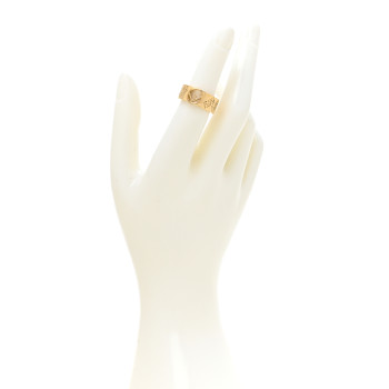 FENDI Metal FF Ring S Gold